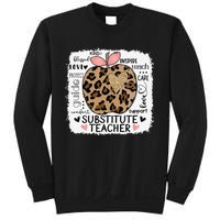 Protect Guide Care Love Support Comfort Substitute Teacher Sweatshirt