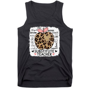 Protect Guide Care Love Support Comfort Substitute Teacher Tank Top