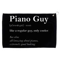 Piano Guy Definition Funny Boy Piano Gift Piano Player Grommeted Golf Towel