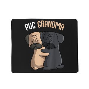 Pug Grandma Dog Mom Lover Owner Women Mousepad