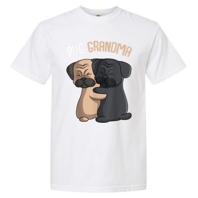 Pug Grandma Dog Mom Lover Owner Women Garment-Dyed Heavyweight T-Shirt