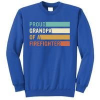 Proud Grandpa Design Firefighter Grandpa Gift Sweatshirt