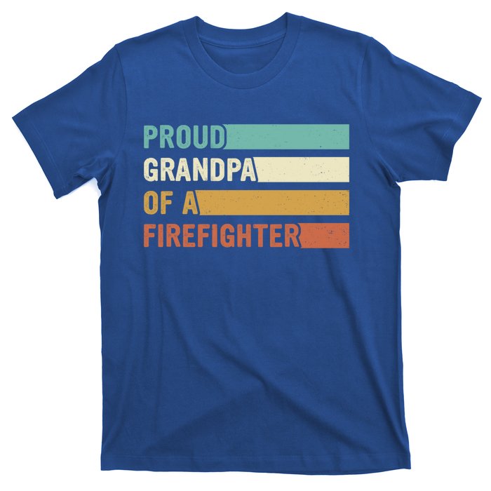 Proud Grandpa Design Firefighter Grandpa Gift T-Shirt