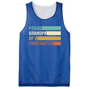 Proud Grandpa Design Firefighter Grandpa Gift Mesh Reversible Basketball Jersey Tank