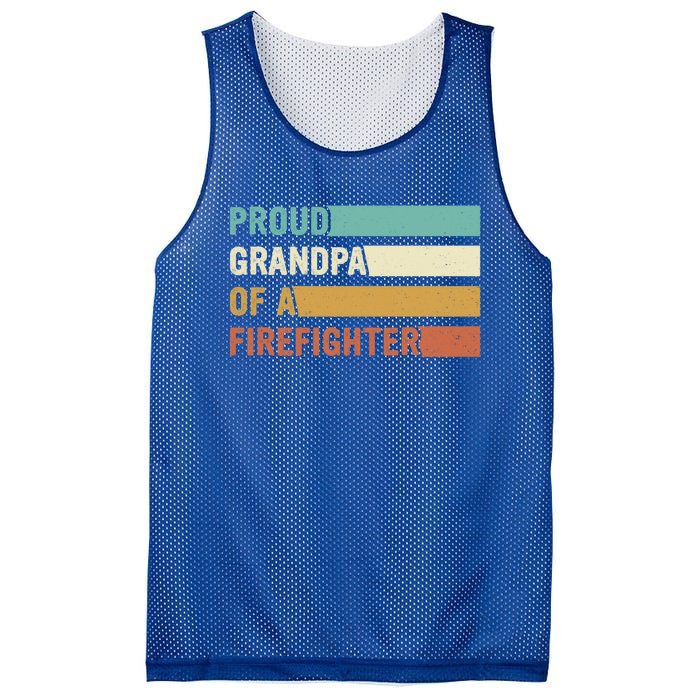 Proud Grandpa Design Firefighter Grandpa Gift Mesh Reversible Basketball Jersey Tank