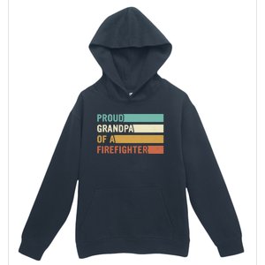 Proud Grandpa Design Firefighter Grandpa Gift Urban Pullover Hoodie