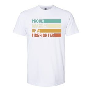 Proud Grandpa Design Firefighter Grandpa Gift Softstyle CVC T-Shirt