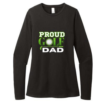 Proud Golf Dad Gift For Dad Father's Day Womens CVC Long Sleeve Shirt