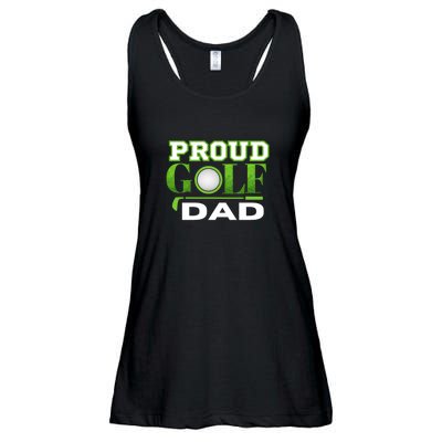 Proud Golf Dad Gift For Dad Father's Day Ladies Essential Flowy Tank