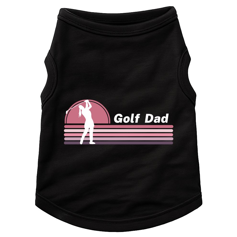 Proud Golf Dad Golf Lover Golf Player Golfing Funny Golf Hole In One Doggie Tank