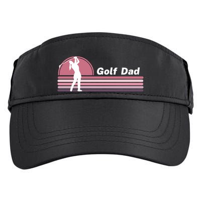 Proud Golf Dad Golf Lover Golf Player Golfing Funny Golf Hole In One Adult Drive Performance Visor