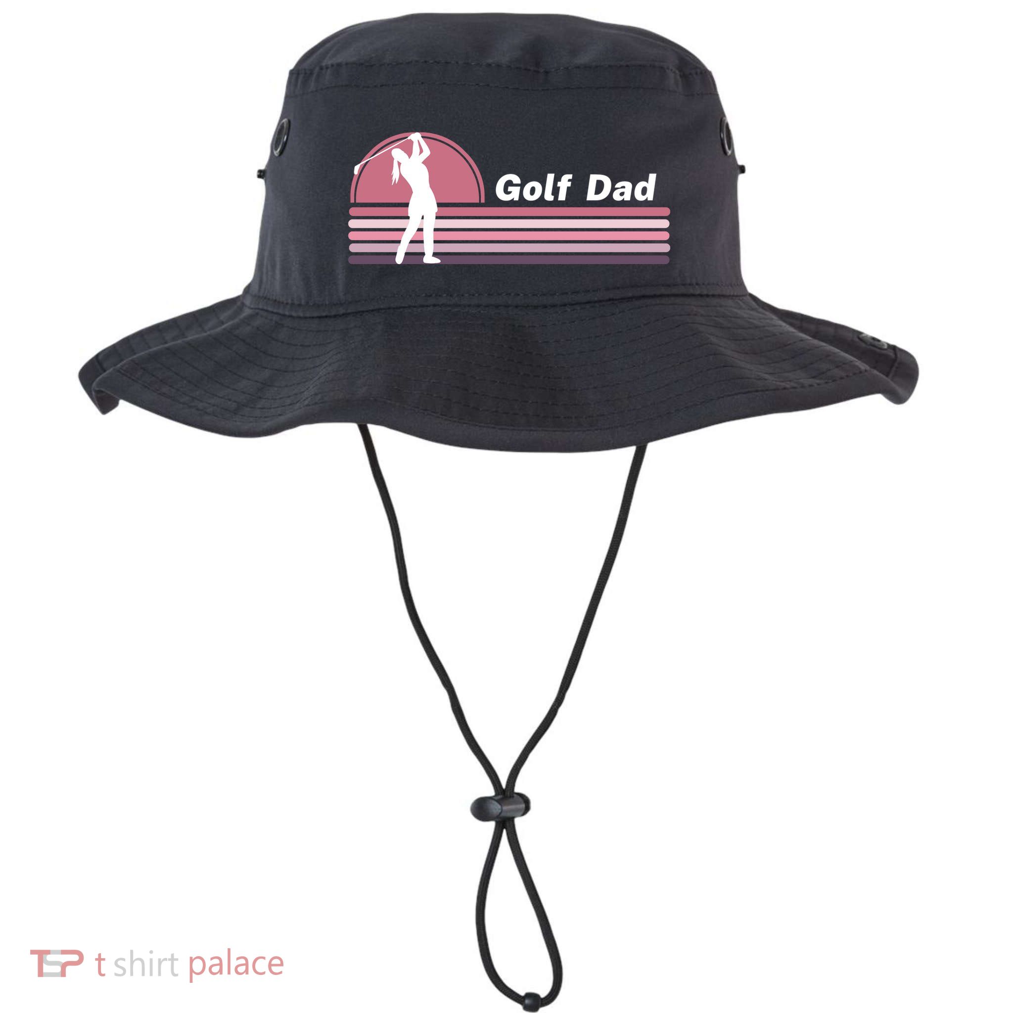 Proud Golf Dad Golf Lover Golf Player Golfing Funny Golf Hole In One Bucket Hat