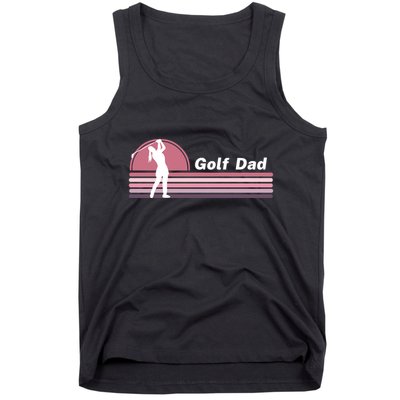 Proud Golf Dad Golf Lover Golf Player Golfing Funny Golf Hole In One Tank Top