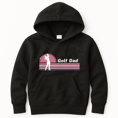 Proud Golf Dad Golf Lover Golf Player Golfing Funny Golf Hole In One Kids Hoodie