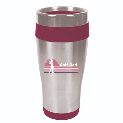 Proud Golf Dad Golf Lover Golf Player Golfing Funny Golf Hole In One 16oz Travel Tumbler