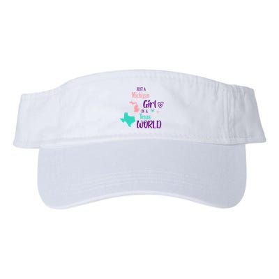 Proud Girl Design Just A Michigan Girl In A Texas World Visor