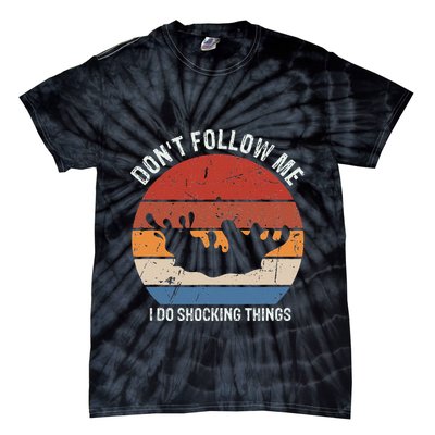 Pool Guy Design for Swimming Pool and Pool Cleaner Tie-Dye T-Shirt