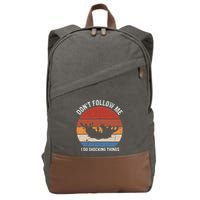 Pool Guy Design for Swimming Pool and Pool Cleaner Cotton Canvas Backpack