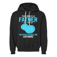 Pool Guy Design for Swimming Pool and Pool Cleaner Garment-Dyed Fleece Hoodie