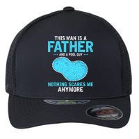Pool Guy Design for Swimming Pool and Pool Cleaner Flexfit Unipanel Trucker Cap