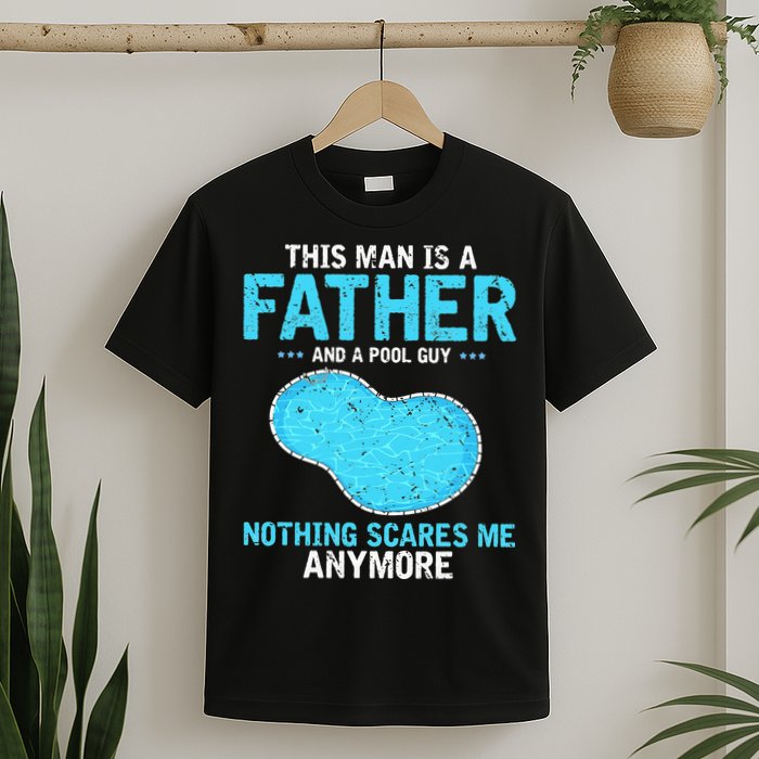 Pool Guy Design for Swimming Pool and Pool Cleaner T-Shirt