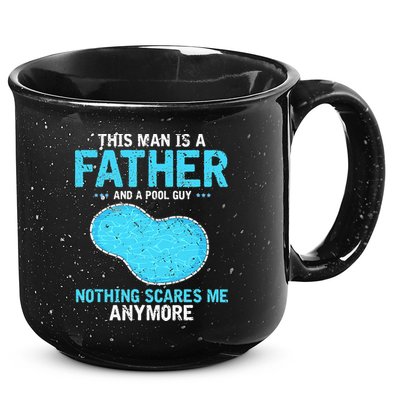 Pool Guy Design for Swimming Pool and Pool Cleaner 15oz Campfire Ceramic Mug