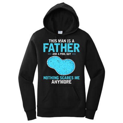 Pool Guy Design for Swimming Pool and Pool Cleaner Women's Pullover Hoodie