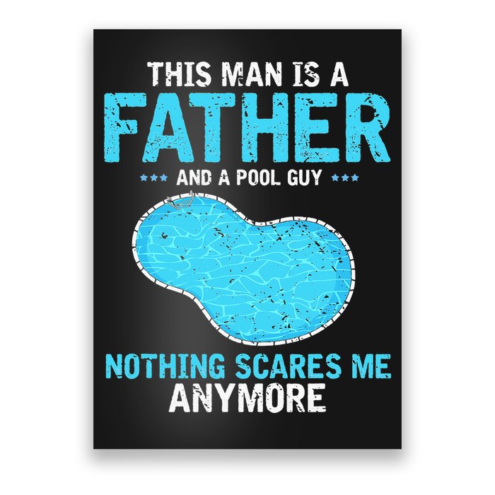 Pool Guy Design for Swimming Pool and Pool Cleaner Poster