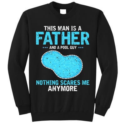 Pool Guy Design for Swimming Pool and Pool Cleaner Tall Sweatshirt