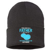 Pool Guy Design for Swimming Pool and Pool Cleaner Sustainable Knit Beanie