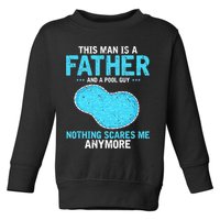 Pool Guy Design for Swimming Pool and Pool Cleaner Toddler Sweatshirt