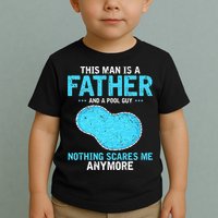 Pool Guy Design for Swimming Pool and Pool Cleaner Toddler T-Shirt