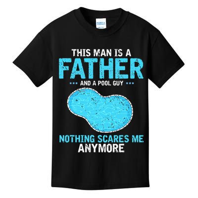 Pool Guy Design for Swimming Pool and Pool Cleaner Kids T-Shirt