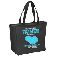 Pool Guy Design for Swimming Pool and Pool Cleaner Zip Tote Bag