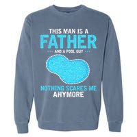 Pool Guy Design for Swimming Pool and Pool Cleaner Garment-Dyed Sweatshirt