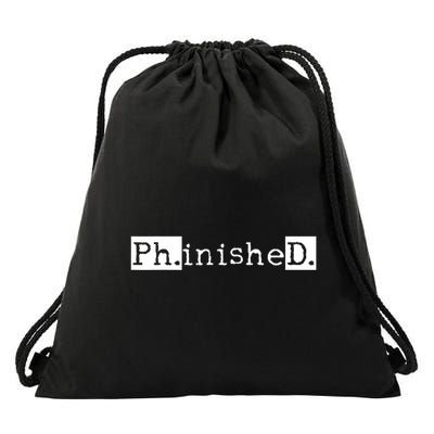 Ph.D Graduation Doctorate Student Graduate Drawstring Bag