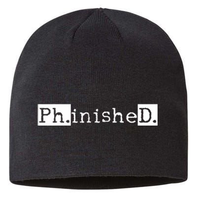 Ph.D Graduation Doctorate Student Graduate Sustainable Beanie