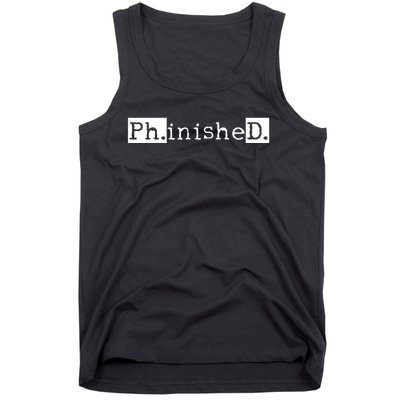 Ph.D Graduation Doctorate Student Graduate Tank Top