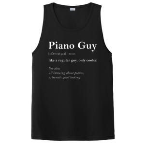 Piano Guy Definition Funny Boy Piano Gift Piano Player PosiCharge Competitor Tank