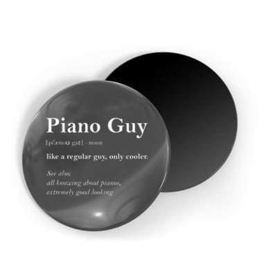 Piano Guy Definition Funny Boy Piano Gift Piano Player Magnet