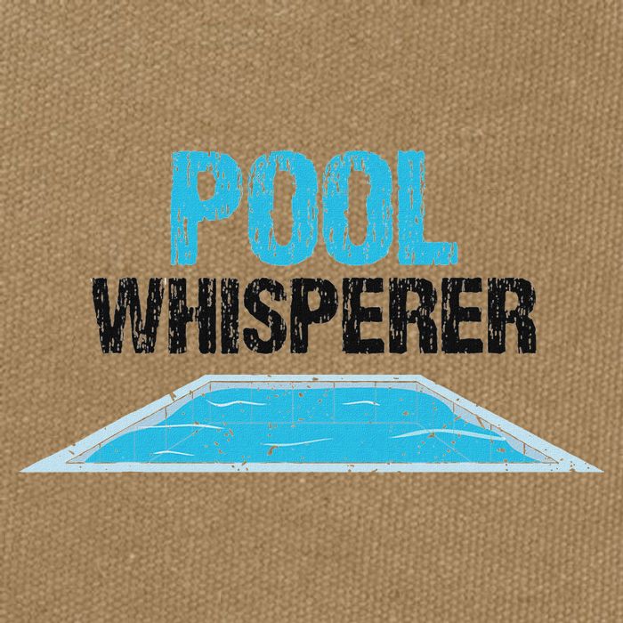 Pool Guy Design For Swimming Pool Boy And Pool Cleaner Cotton Canvas Backpack