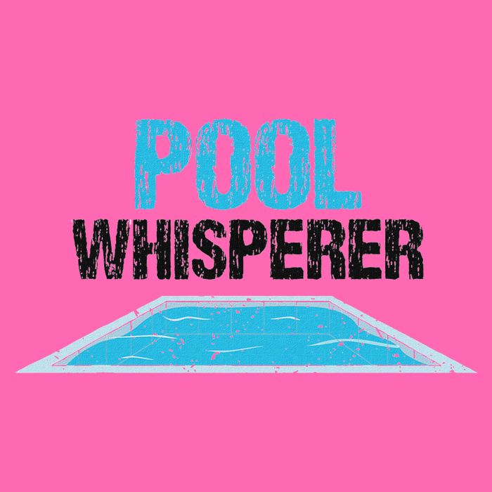 Pool Guy Design For Swimming Pool Boy And Pool Cleaner Stripe Pom Pom Beanie