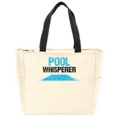 Pool Guy Design For Swimming Pool Boy And Pool Cleaner Zip Tote Bag