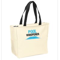Pool Guy Design For Swimming Pool Boy And Pool Cleaner Zip Tote Bag