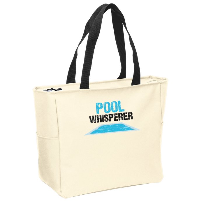 Pool Guy Design For Swimming Pool Boy And Pool Cleaner Zip Tote Bag