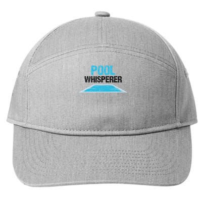 Pool Guy Design For Swimming Pool Boy And Pool Cleaner 7-Panel Snapback Hat