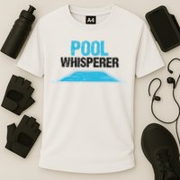 Pool Guy Design For Swimming Pool Boy And Pool Cleaner Cooling Performance Crew T-Shirt