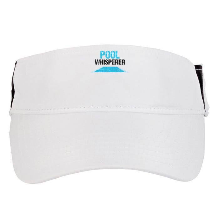 Pool Guy Design For Swimming Pool Boy And Pool Cleaner Adult Drive Performance Visor