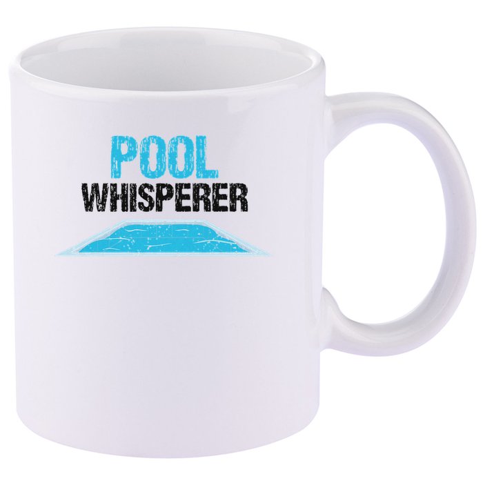 Pool Guy Design For Swimming Pool Boy And Pool Cleaner 11oz C Handle Ceramic Mug