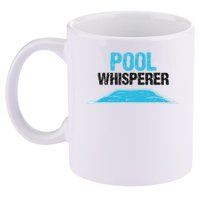 Pool Guy Design For Swimming Pool Boy And Pool Cleaner 11oz C Handle Ceramic Mug